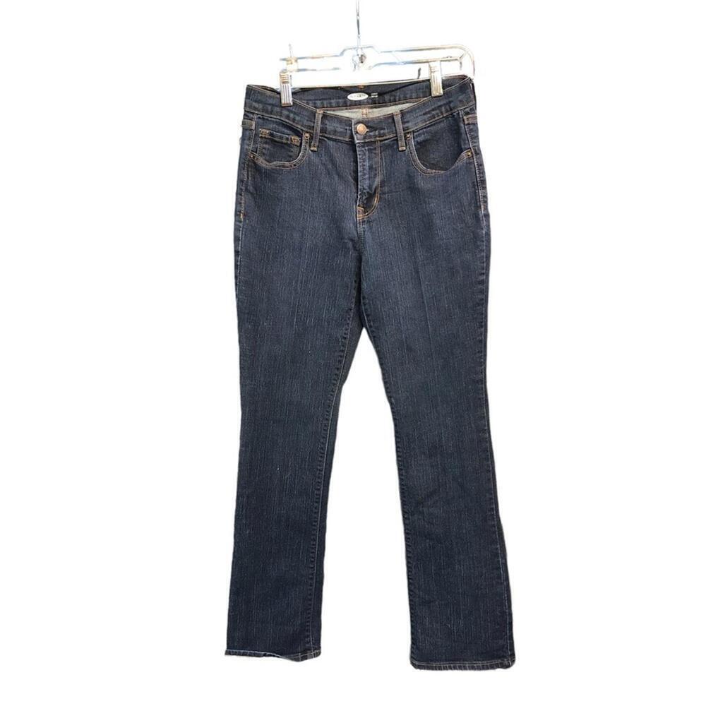 Old Navy Women’s Curvy Boot Cut Dark Wash Denim Stretch Sz 6S